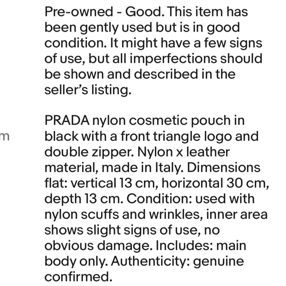 Prada Black Nylon Cosmetic Case - Picture 13 of 13